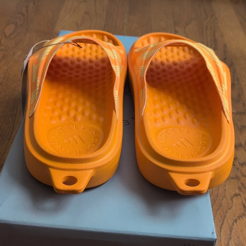 NIB Stella McCartney Adidas Collaboration Slide Sandals Slip On Shoes Size 9